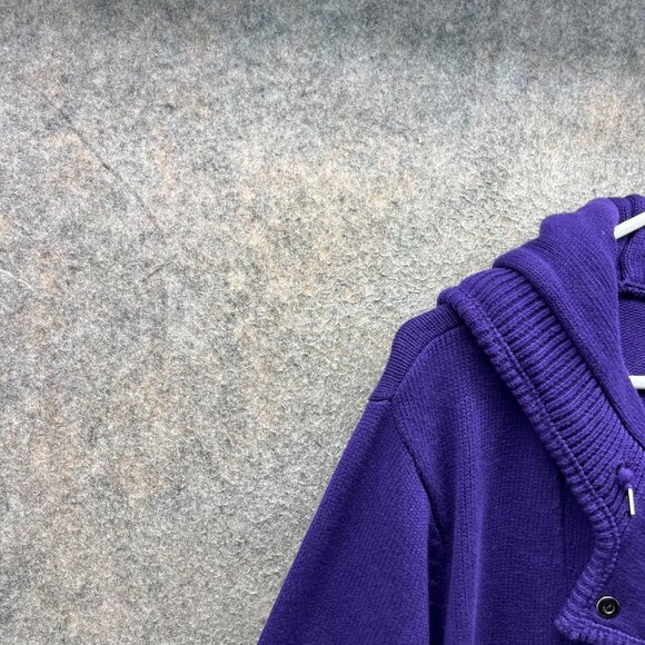 Lauren Ralph Lauren Active Sweater Women XL Purple Knit Hoodie Pullover New LRL - Picture 7 of 11